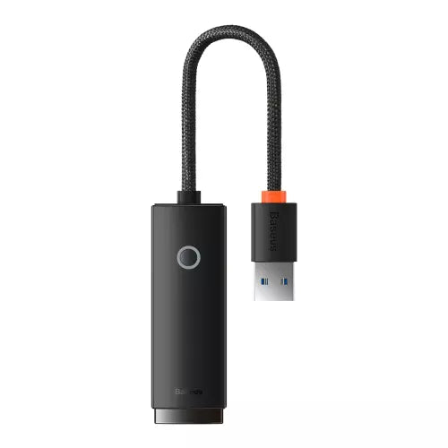 Baseus Lite Series USB-A to RJ45 LAN Port Ethernet Adapter Black Baseus Lite Series USB-A to RJ45 LAN Port Ethernet Adapter Black